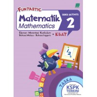 FUNTASTIC Taska (Umur 4 tahun) - Matematik (Bahasa Melayu & Bahasa Inggeris) Buku Aktiviti 2