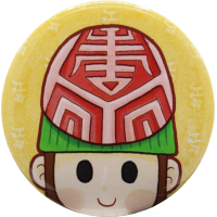  Jiang Hu Kopitiam Limited Edition Badge: Ang Kuh Kuih 江湖 Kopitiam 限量版胸章：洪规国
