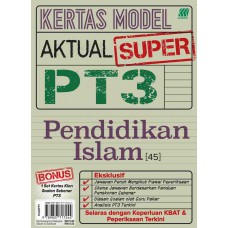 KERTAS MODEL AKTUAL SUPER PT3 PENDIDIKAN ISLAM