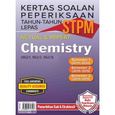 Kertas Soalan Peperiksaan Tahun-Tahun Lepas STPM Semester 1,2,3 Chemistry