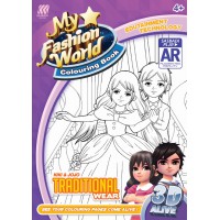 My Fashion World Colouring Book 3 - Traditional Wear